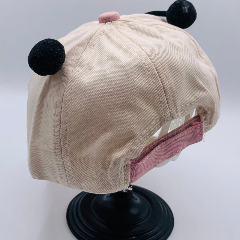 CUTE BEE -THEMED BABY CAP ADJUSTABLE HAT WITH ANTENNAE