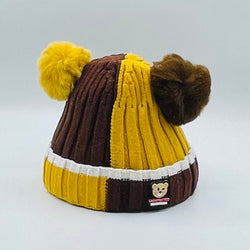 TEDDY DUO POM BEANIE CAP/HAT