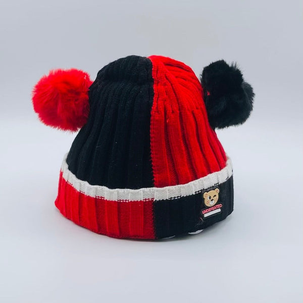 TEDDY DUO POM BEANIE CAP/HAT