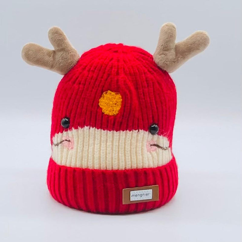 ADROBAL REINDEER -THEMED KNIT HAT