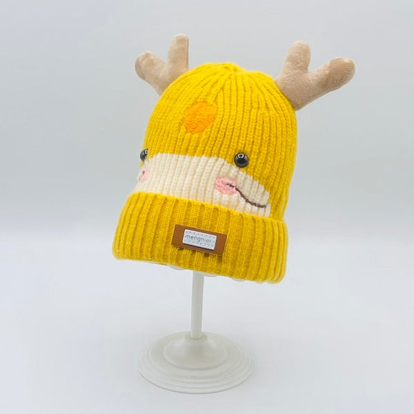 ADROBAL REINDEER -THEMED KNIT HAT