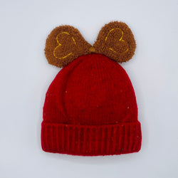 MICKEY MOUSE HEART EMBROIDERY BABY GIRL CAP/HAT