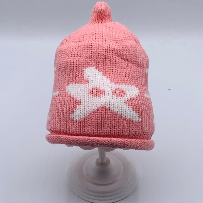 WOOL BABY GIRL CAP STAR DESIGNABLE CAP/HAT