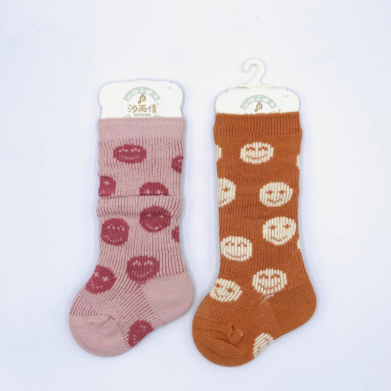 WOOL EMOJI BABY GIRL AND BOY SOCKS