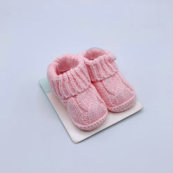 TINY TOES COZY BABY GIRL  BOOTIES