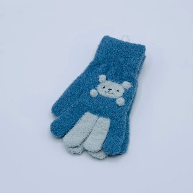 COZY BEAR CARTOON GLOVES