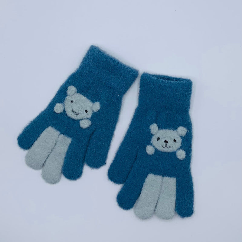 COZY BEAR CARTOON GLOVES