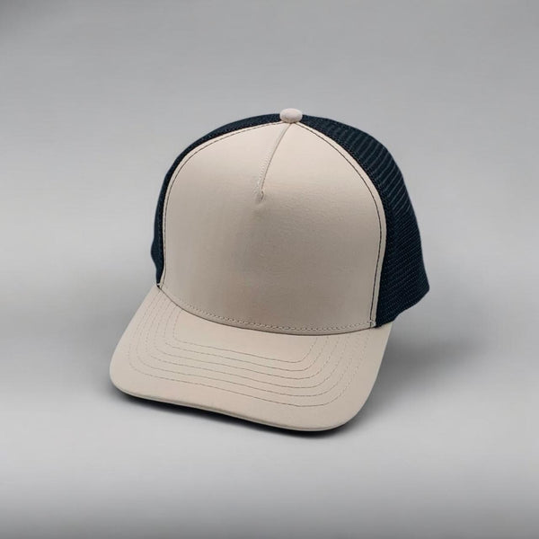 SIMPLE SUNSHADE COUPLE TRUCKER HAT BEIGE