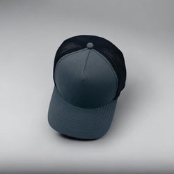 SIMPLE SUNSHADE COUPLE TRUCKER HAT GREY