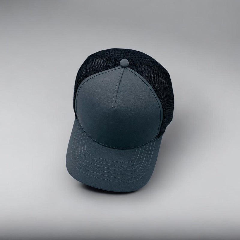SIMPLE SUNSHADE COUPLE TRUCKER HAT GREY