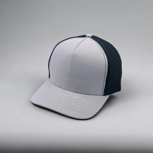 SIMPLE SUNSHADE COUPLE TRUCKER HAT LIGHT GREY